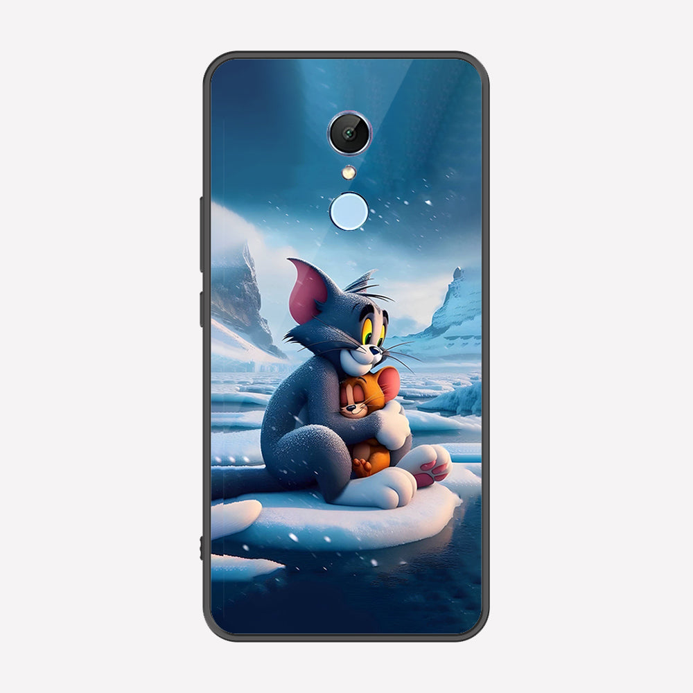 Xiaomi Redmi Note 5 / Redmi 5 Plus Cover - Tom & Jerry Series - Premium Printed Metal soft Bumper shock Proof Case