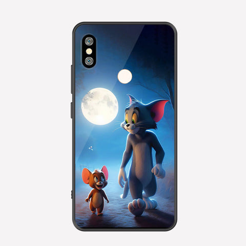 Xiaomi Redmi Note 5 Pro Cover - Tom & Jerry Series - Premium Printed Metal soft Bumper shock Proof Case