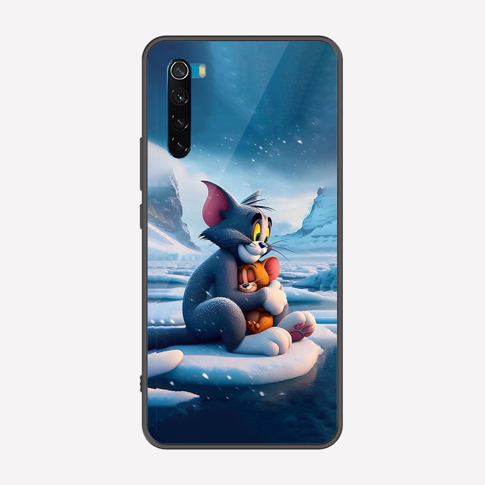 Xiaomi Redmi Note 8 Cover - Tom & Jerry Series - Premium Printed Metal soft Bumper shock Proof Case