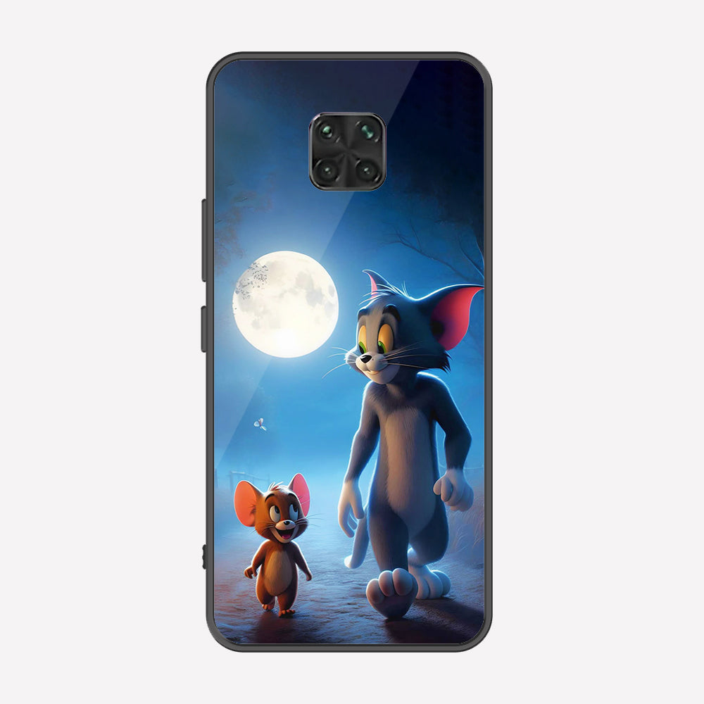 Xiaomi Redmi Note 9 Pro Cover - Tom & Jerry Series - Premium Printed Metal soft Bumper shock Proof Case