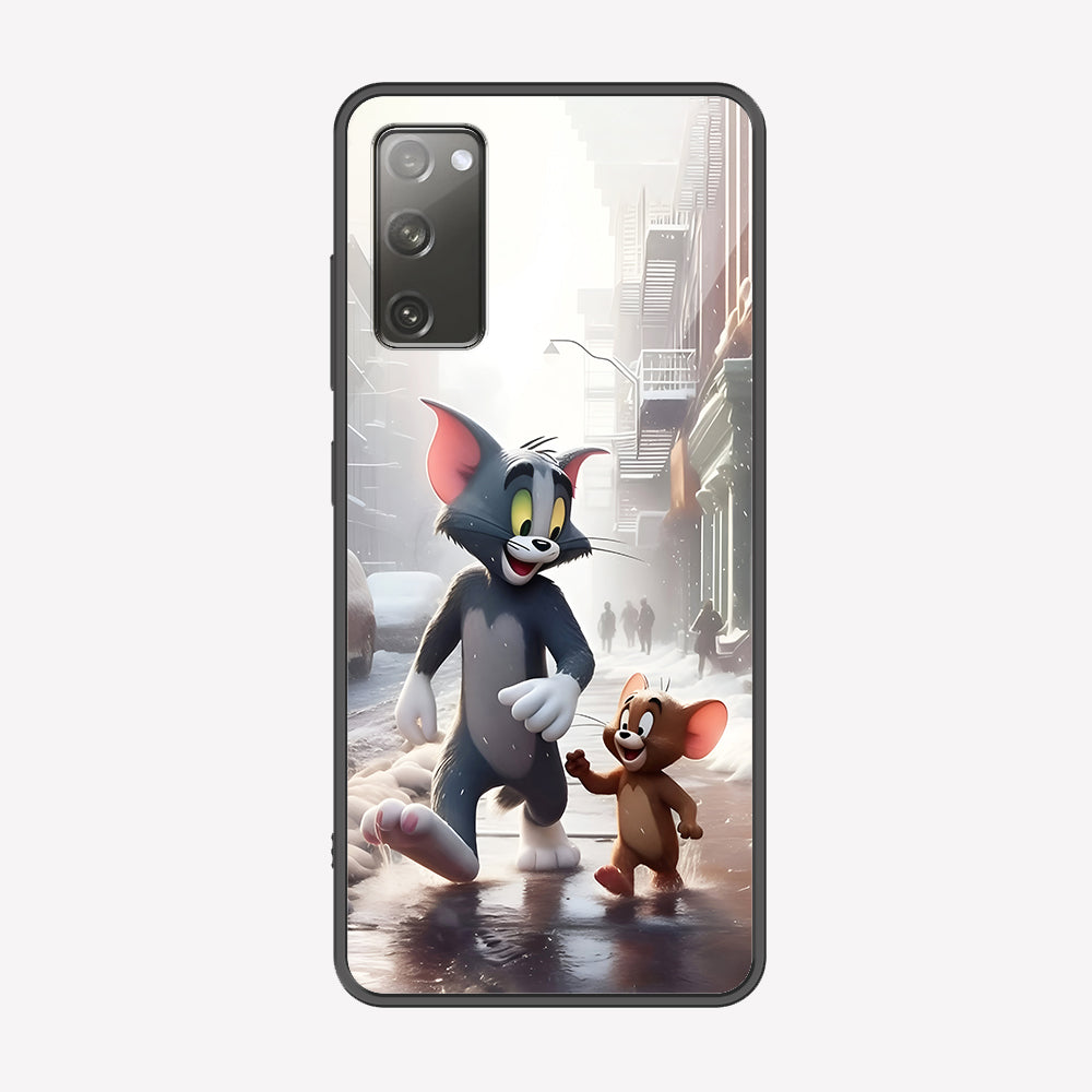 Samsung Galaxy S20 FE Cover - Tom & Jerry Series - Premium Printed Metal soft Bumper shock Proof Case
