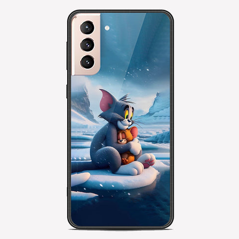 Samsung Galaxy S22 5G Cover - Tom & Jerry Series - Premium Printed Metal soft Bumper shock Proof Case