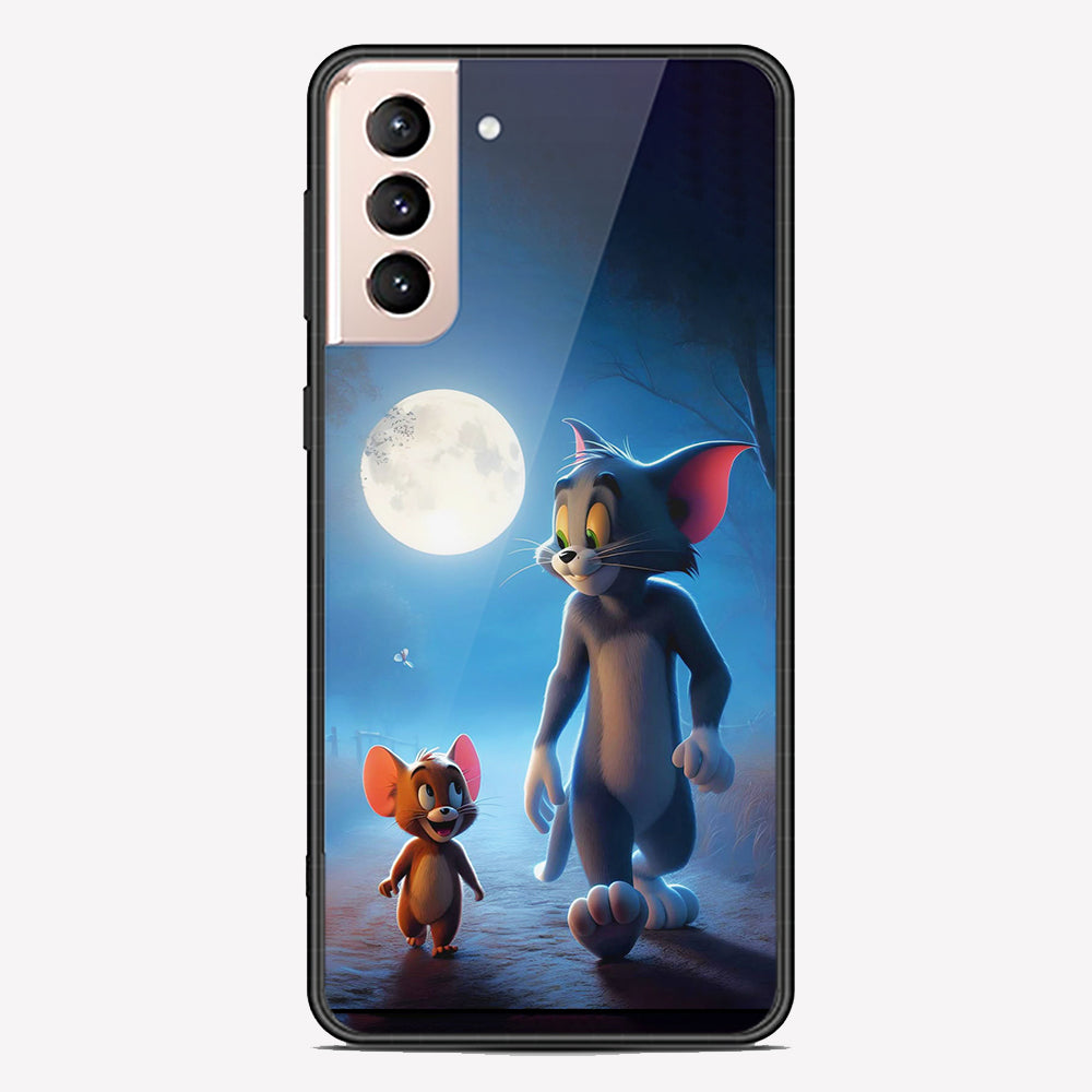 Samsung Galaxy S22 Plus 5G Cover - Tom & Jerry Series - Premium Printed Metal soft Bumper shock Proof Case
