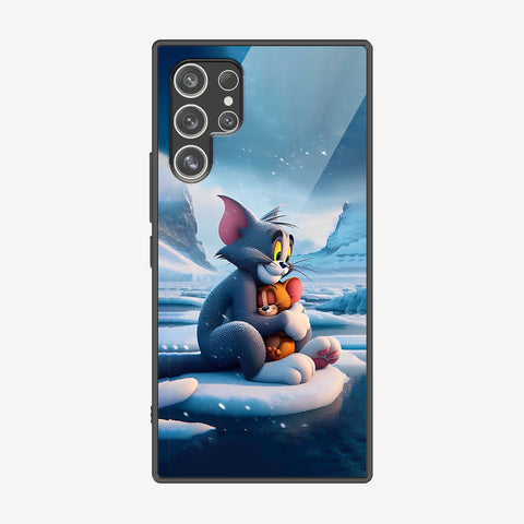 Samsung Galaxy S22 Ultra 5G Cover - Tom & Jerry Series - Premium Printed Metal soft Bumper shock Proof Case