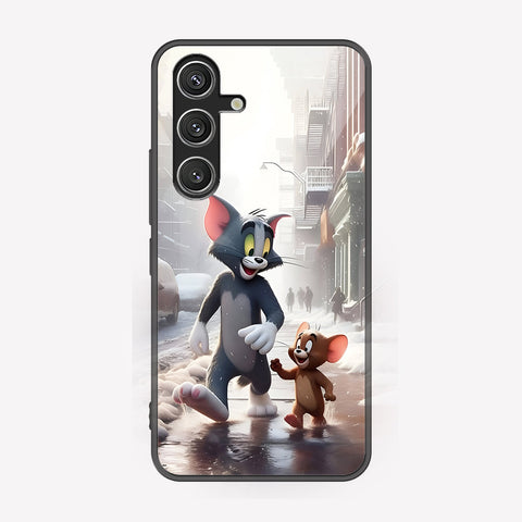 Samsung Galaxy S23 Plus 5G Cover - Tom & Jerry Series - Premium Printed Metal soft Bumper shock Proof Case