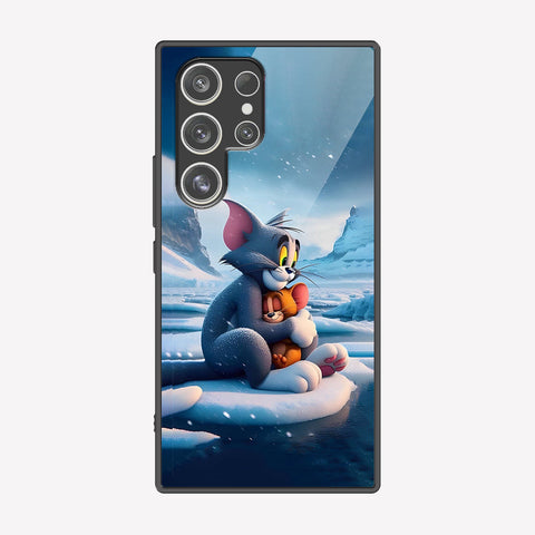 Samsung Galaxy S23 Ultra 5G Cover - Tom & Jerry Series - Premium Printed Metal soft Bumper shock Proof Case