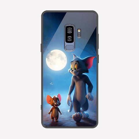 Samsung Galaxy S9 Plus Cover - Tom & Jerry Series - Premium Printed Metal soft Bumper shock Proof Case