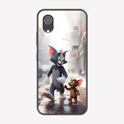 Samsung Galaxy A03 Core Cover - Tom & Jerry Series - Premium Printed Metal soft Bumper shock Proof Case