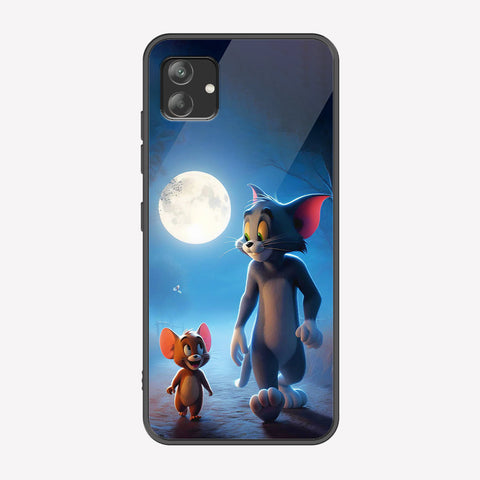 Samsung Galaxy A04e Cover - Tom & Jerry Series - Premium Printed Metal soft Bumper shock Proof Case