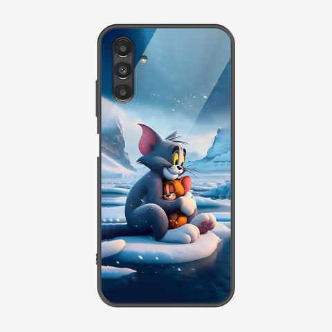 Samsung Galaxy A04s Cover - Tom & Jerry Series - Premium Printed Metal soft Bumper shock Proof Case