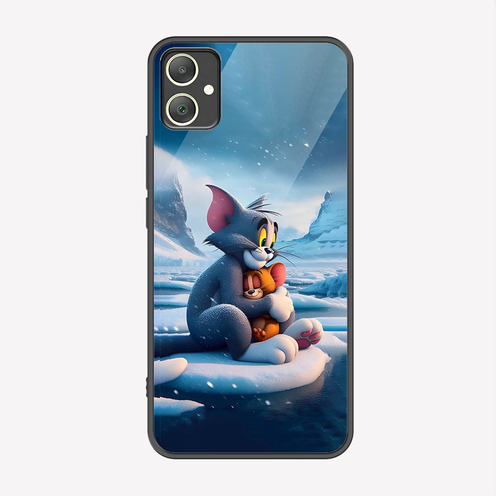 Samsung Galaxy A05 Cover - Tom & Jerry Series - Premium Printed Metal soft Bumper shock Proof Case