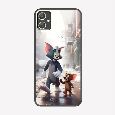 Samsung Galaxy A05 Cover - Tom & Jerry Series - Premium Printed Metal soft Bumper shock Proof Case