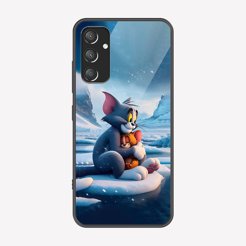 Samsung Galaxy A14 5G Cover - Tom & Jerry Series - Premium Printed Metal soft Bumper shock Proof Case