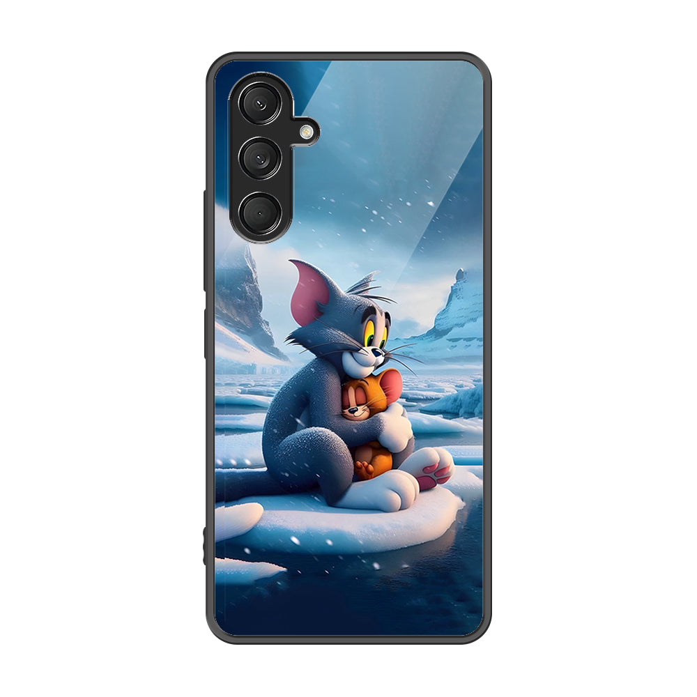Samsung Galaxy A56 Cover - Tom & Jerry Series - Premium Printed Metal soft Bumper shock Proof Case