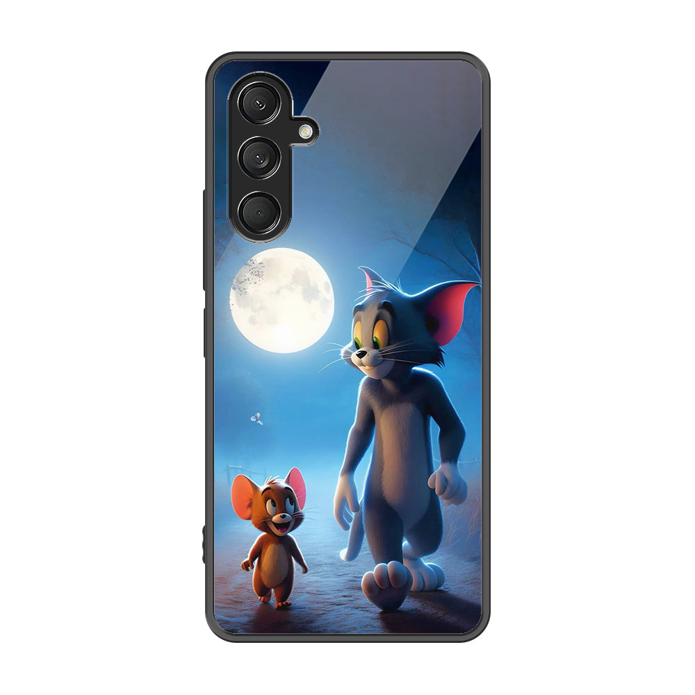 Samsung Galaxy A56 Cover - Tom & Jerry Series - Premium Printed Metal soft Bumper shock Proof Case