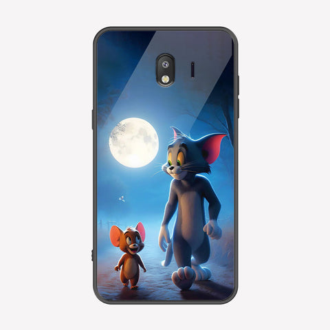 Samsung Galaxy J4 2018 Cover - Tom & Jerry Series - Premium Printed Metal soft Bumper shock Proof Case