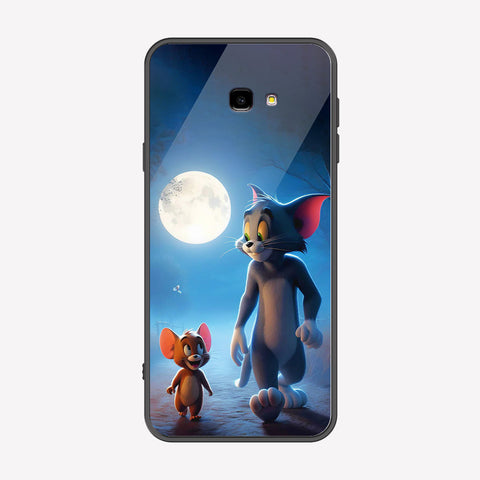 Samsung Galaxy J4 Plus Cover - Tom & Jerry Series - Premium Printed Metal soft Bumper shock Proof Case