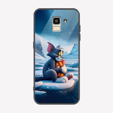 Samsung Galaxy J6 2018 Cover - Tom & Jerry Series - Premium Printed Metal soft Bumper shock Proof Case