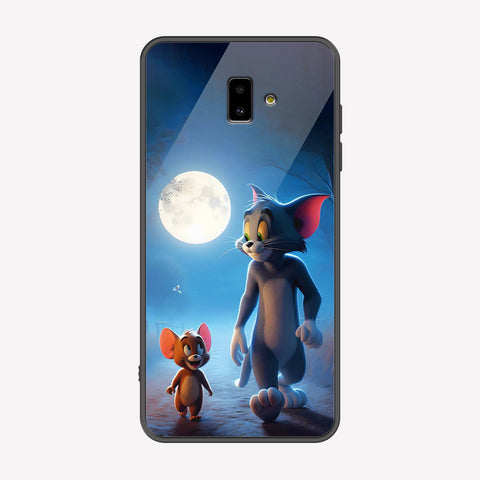 Samsung Galaxy J6 Plus 2018 Cover - Tom & Jerry Series - Premium Printed Metal soft Bumper shock Proof Case