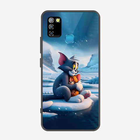 Infinix Smart 5 Cover - Tom & Jerry Series - Premium Printed Metal soft Bumper shock Proof Case