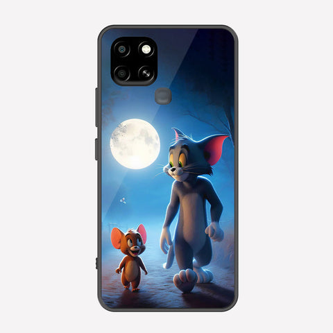 Infinix Smart 6 Cover - Tom & Jerry Series - Premium Printed Metal soft Bumper shock Proof Case