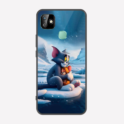 Infinix Smart 6 HD Cover - Tom & Jerry Series - Premium Printed Metal soft Bumper shock Proof Case