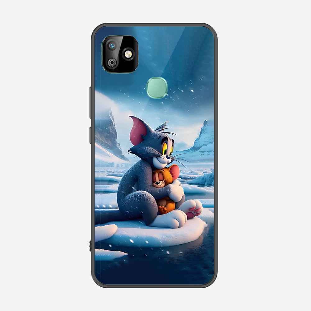 Infinix Smart 6 HD Cover - Tom & Jerry Series - Premium Printed Metal soft Bumper shock Proof Case