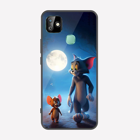 Infinix Smart 6 HD Cover - Tom & Jerry Series - Premium Printed Metal soft Bumper shock Proof Case
