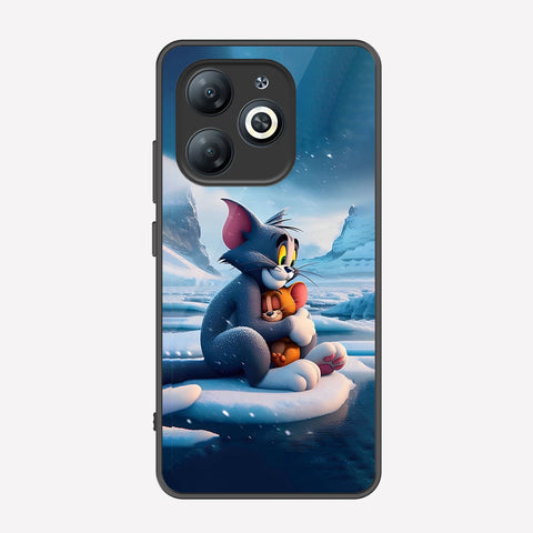 Tecno Spark 20 Cover - Tom & Jerry Series - Premium Printed Metal soft Bumper shock Proof Case