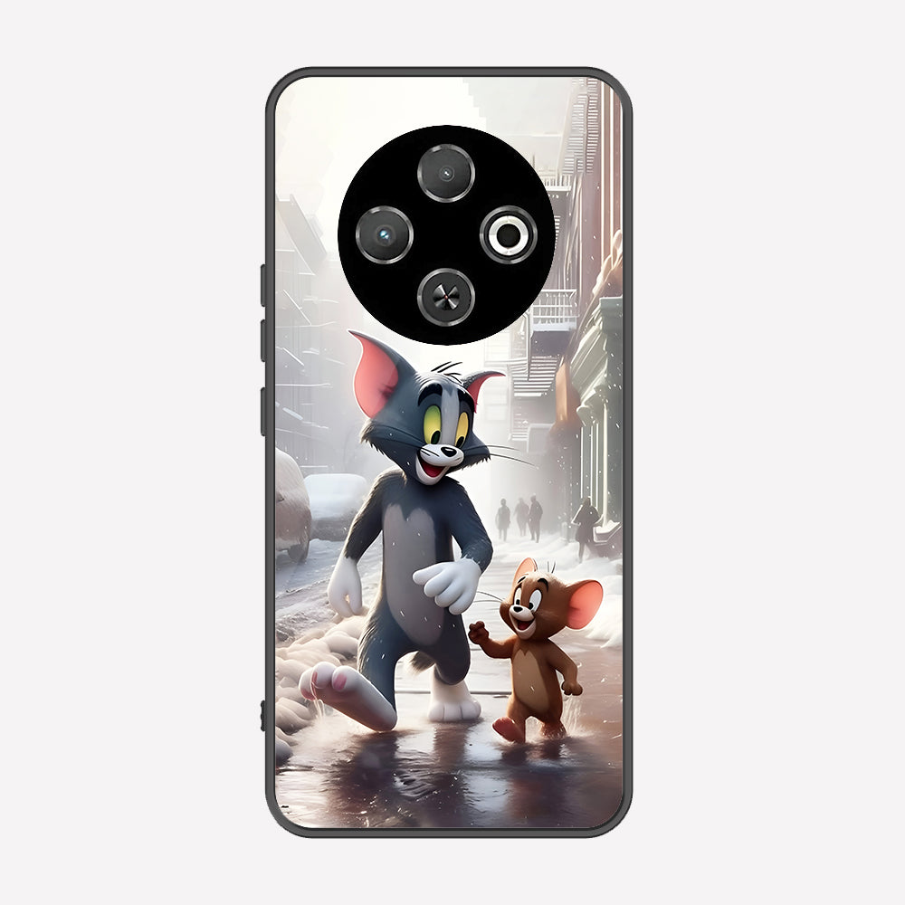Tecno Spark 30C 4G Cover - Tom & Jerry Series - Premium Printed Metal soft Bumper shock Proof Case