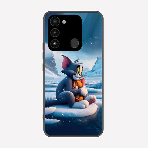 Tecno Spark Go 2022 Cover - Tom & Jerry Series - Premium Printed Metal soft Bumper shock Proof Case