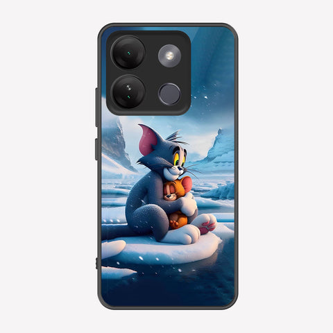 Tecno Spark Go 2023 Cover - Tom & Jerry Series - Premium Printed Metal soft Bumper shock Proof Case