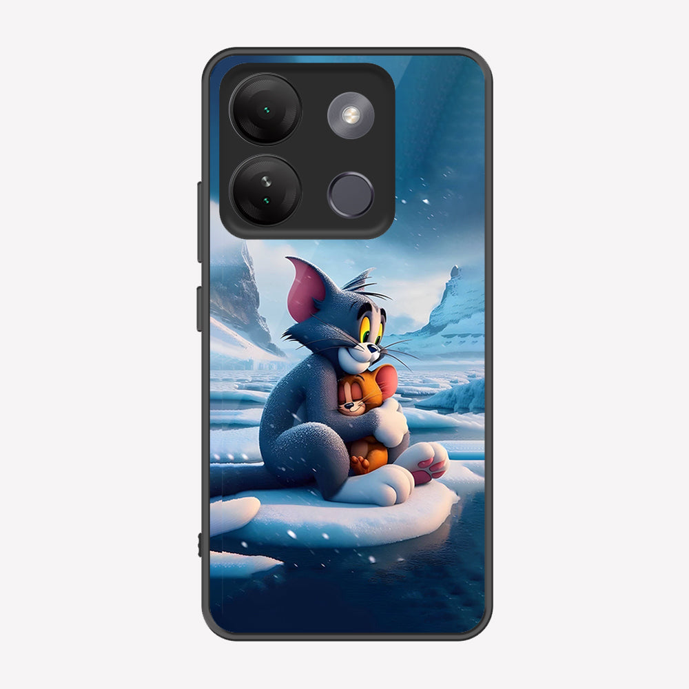 Tecno Spark Go 2023 Cover - Tom & Jerry Series - Premium Printed Metal soft Bumper shock Proof Case