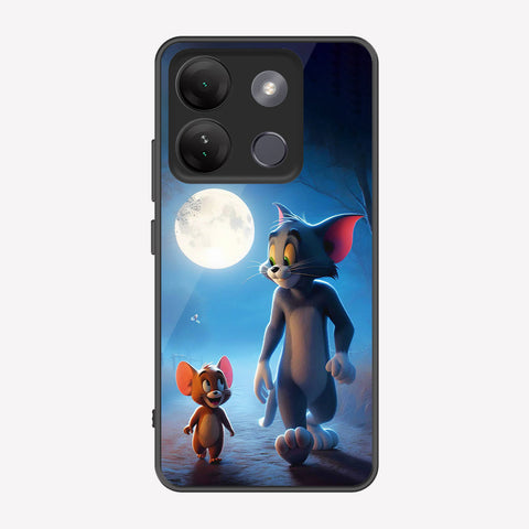 Tecno Spark Go 2023 Cover - Tom & Jerry Series - Premium Printed Metal soft Bumper shock Proof Case