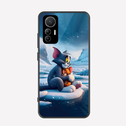 Xiaomi 12 Lite Cover - Tom & Jerry Series - Premium Printed Metal soft Bumper shock Proof Case