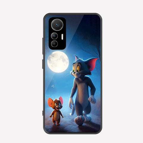 Xiaomi 12 Lite Cover - Tom & Jerry Series - Premium Printed Metal soft Bumper shock Proof Case