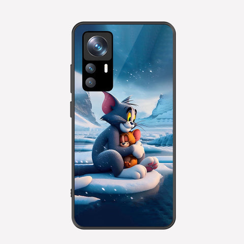 Xiaomi 12T Pro Cover - Tom & Jerry Series - Premium Printed Metal soft Bumper shock Proof Case