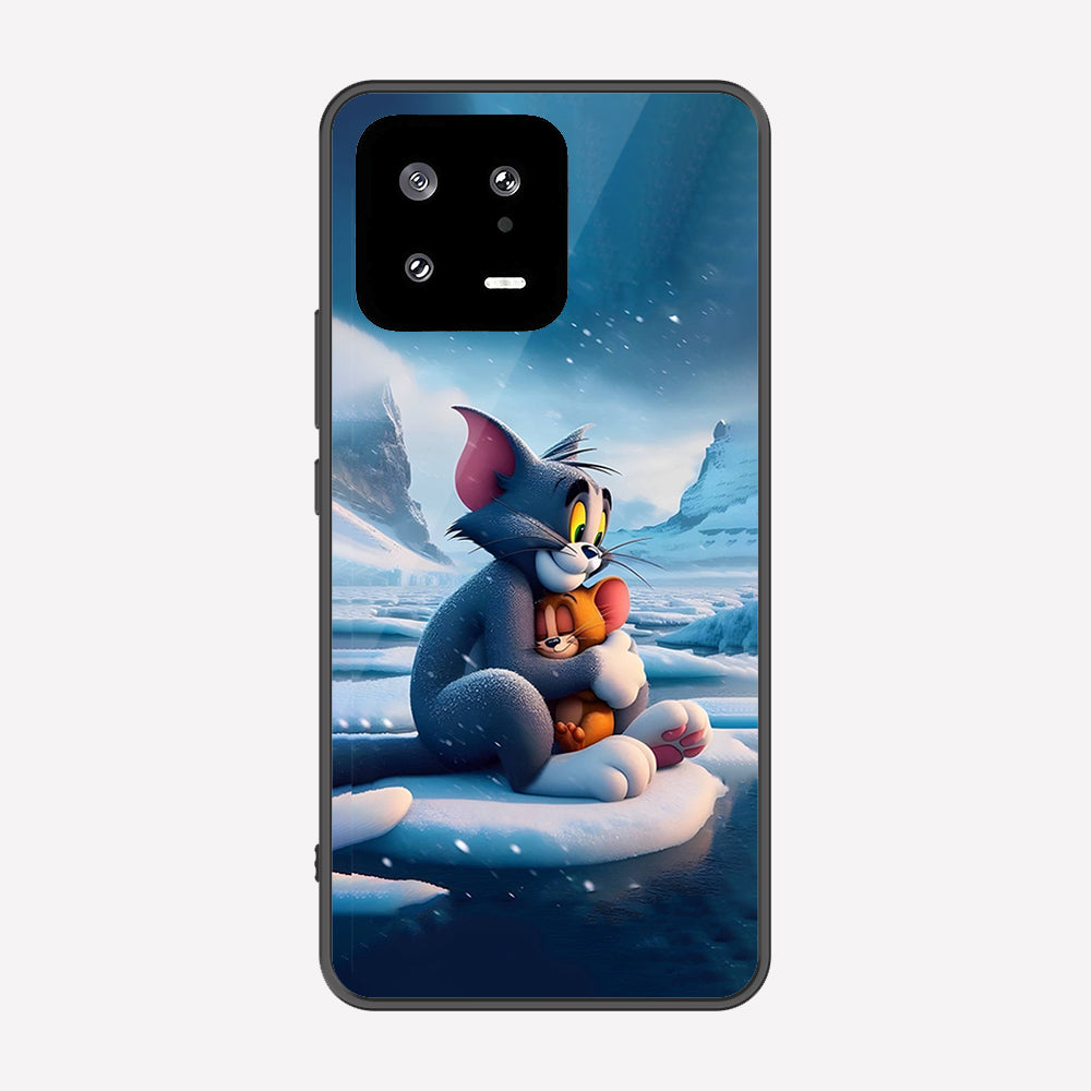 Xiaomi 13 Cover - Tom & Jerry Series - Premium Printed Metal soft Bumper shock Proof Case