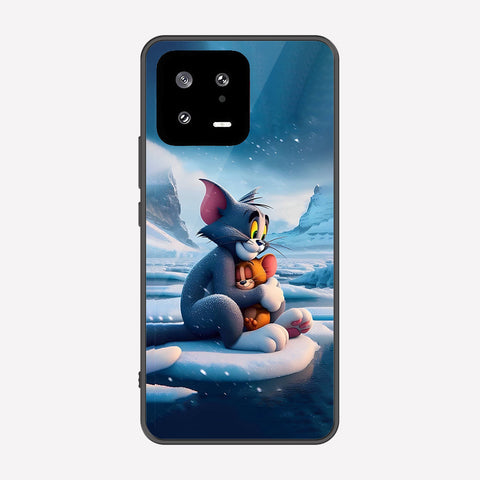 Xiaomi 13 Cover - Tom & Jerry Series - Premium Printed Metal soft Bumper shock Proof Case