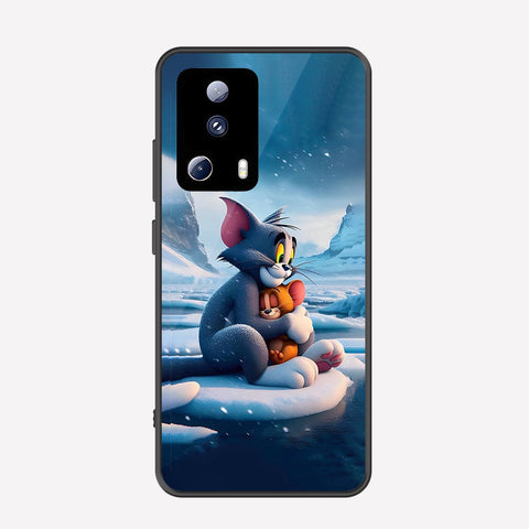 Xiaomi 13 Lite Cover - Tom & Jerry Series - Premium Printed Metal soft Bumper shock Proof Case