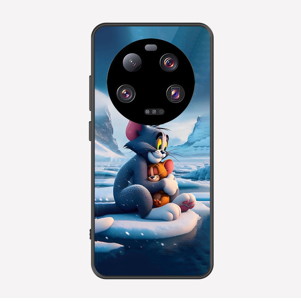 Xiaomi 13 Ultra Cover - Tom & Jerry Series - Premium Printed Metal soft Bumper shock Proof Case
