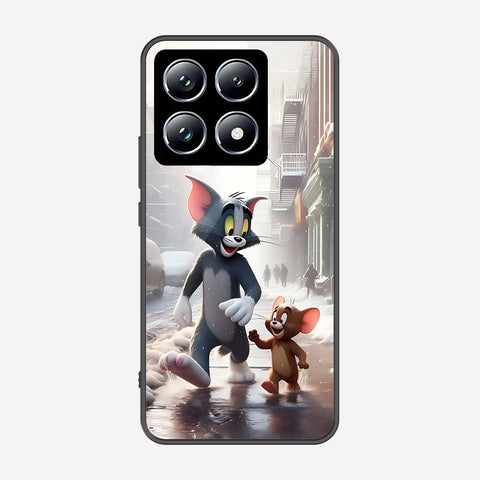 Xiaomi 14T Cover - Tom & Jerry Series - Premium Printed Metal soft Bumper shock Proof Case