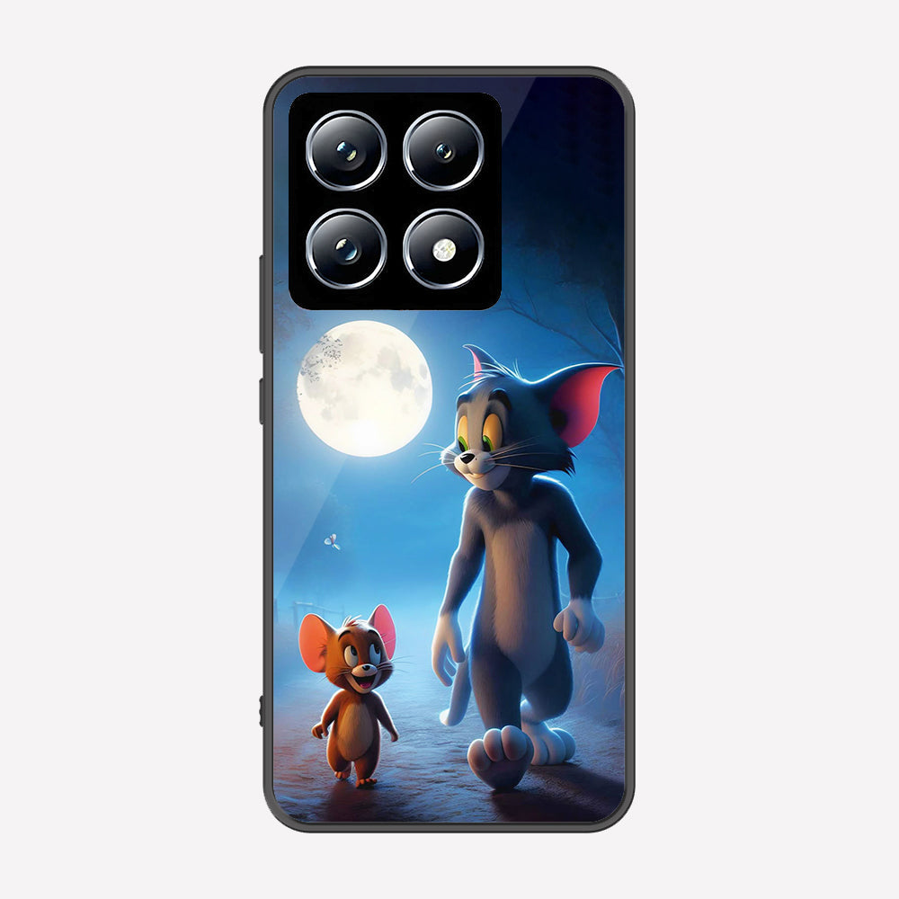Xiaomi 14T Pro Cover - Tom & Jerry Series - Premium Printed Metal soft Bumper shock Proof Case