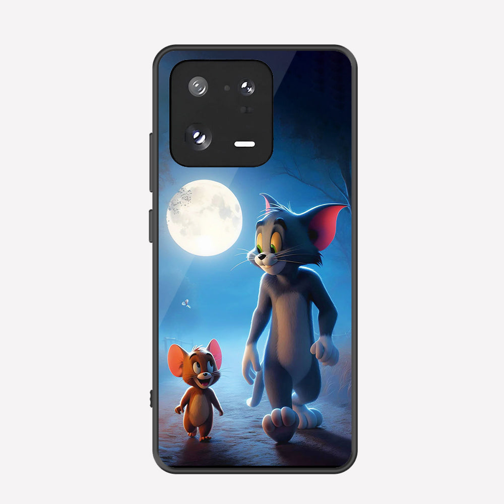 Xiaomi Civi 3 Cover - Tom & Jerry Series - Premium Printed Metal soft Bumper shock Proof Case