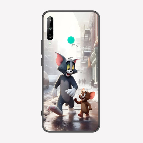 Honor 9C Cover - Tom & Jerry Series - Premium Printed Metal soft Bumper shock Proof Case