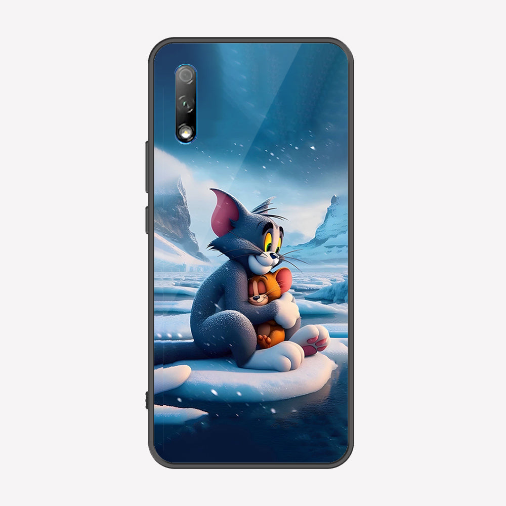 Honor 9X Cover - Tom & Jerry Series - Premium Printed Metal soft Bumper shock Proof Case