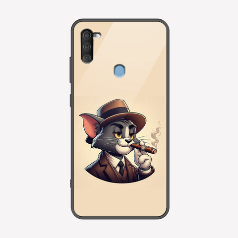 Samsung Galaxy A10 Cover - Charsi Tom Series - Premium Printed Metal soft Bumper shock Proof Case