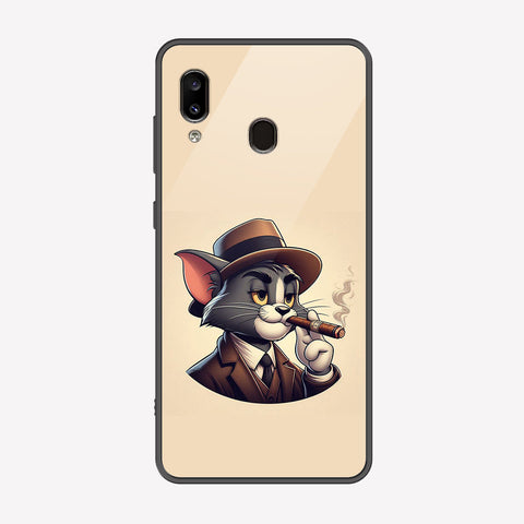 Samsung Galaxy A30 Cover - Charsi Tom Series - Premium Printed Metal soft Bumper shock Proof Case