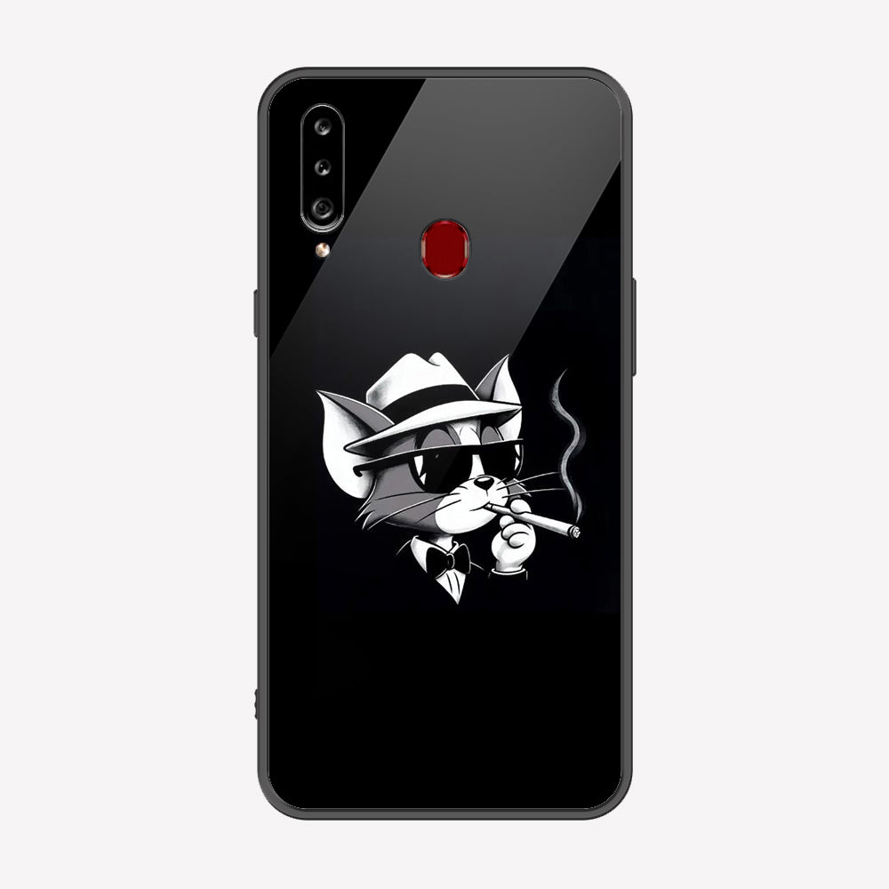 Samsung Galaxy A20s Cover - Charsi Tom Series - Premium Printed Metal soft Bumper shock Proof Case