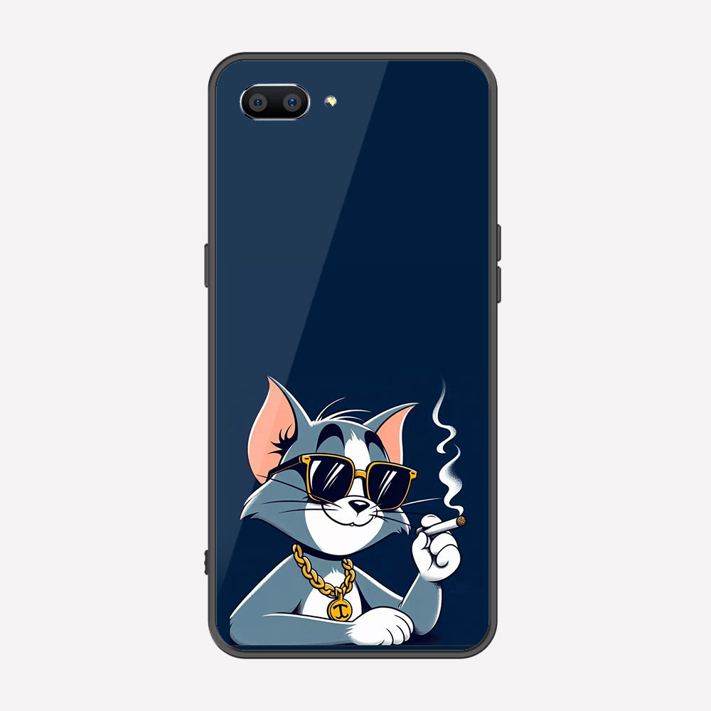Realme C1 Cover - Charsi Tom Series - Premium Printed Metal soft Bumper shock Proof Case